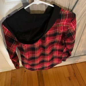 Vans stud button up boys hoodie/shirt.